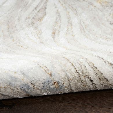 Nourison Glam Modern Ripple Indoor Area Rug