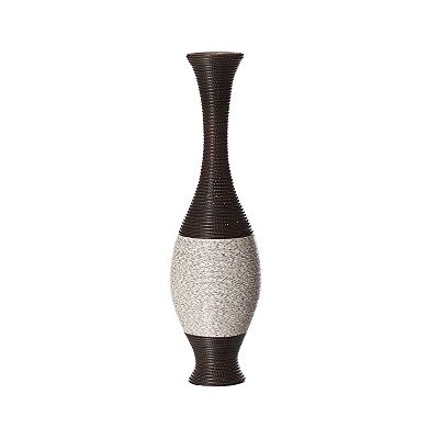 Tall Decorative Floor Vase for Living Room, Dining Room, Hallway, or Entryway