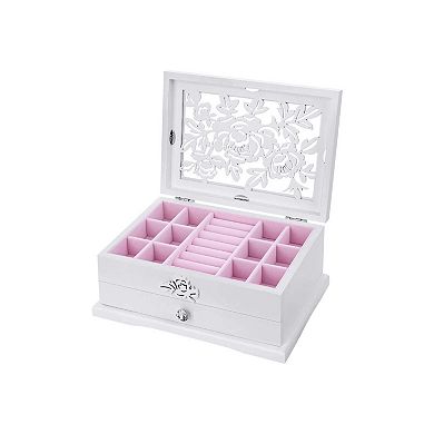 Flower Carving Jewelry Organizer