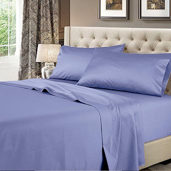 Split King (adjustable) Sheet Set - Solid 600 Thread Count 100% Long-staple Cotton