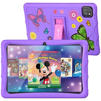 Contixo K103B 10" Kids Tablet 64GB Android, Kid-Proof Case, Epic! & Lingokids Apps