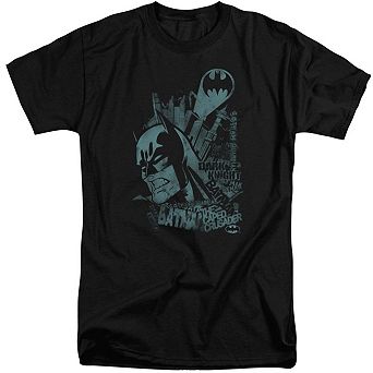 Batman Gritted Teeth Short Sleeve Adult Tall