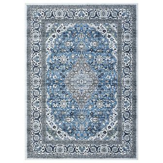 Garvee Machine Washable Floral Medallion Area Rug Soft Non Slip Home Decor Carpet