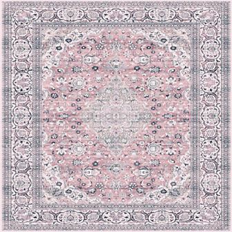 Garvee Machine Washable Floral Medallion Area Rug Soft Non Slip Home Decor Carpet