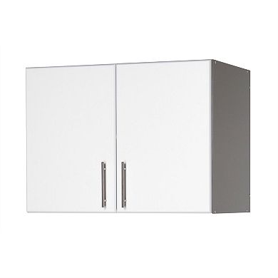White Wall Cabinet With 2 Doors And Adjustable Shelf