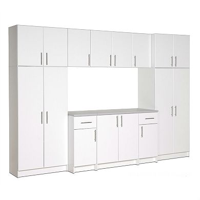White Wall Cabinet With 2 Doors And Adjustable Shelf