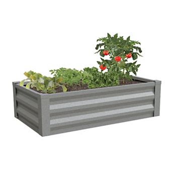 Powder Coated Metal Raised Garden Bed Planter