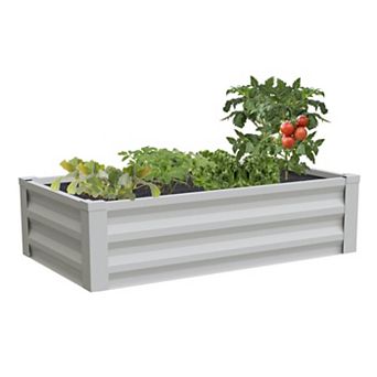 Powder Coated Metal Raised Garden Bed Planter
