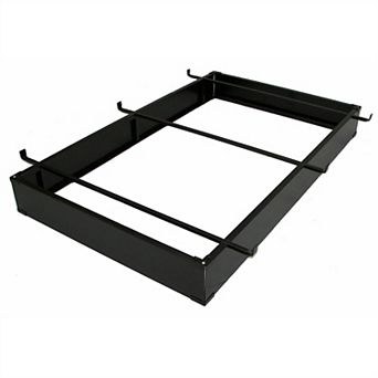 Twin / Twin Xl Hotel Style Metal Bed Base Bed Frame In Espresso - 6-inch High