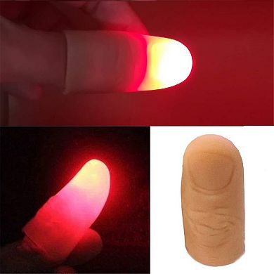 2pcs Magic Trick Fingers Thumbs With Led Battery Powered Magic Props Party Toys For Child