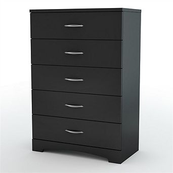 Step One 5-drawer Chest In Black Finish