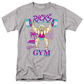 Rick and Morty Rick´s Gym Short Sleeve Adult T-Shirt