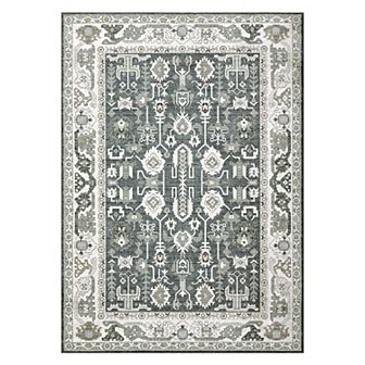 Garvee Vintage Oriental Boho Area & Washable Soft Throw Rugs for Bedroom Living Room