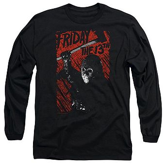 Friday The 13th Jason Lives Long Sleeve Adult T-shirt
