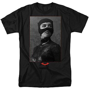 The Batman (2022) Catwoman Worn Portrait Short Sleeve Adult T-shirt