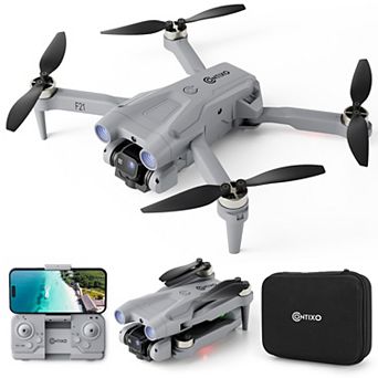 F21 1080p Camera Foldable Drone Brushless Motor, Obstacle Avoidance, Follow Me, Altitude Hold
