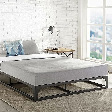 Full Size Modern Low Profile Heavy Duty Metal Platform Bed Frame