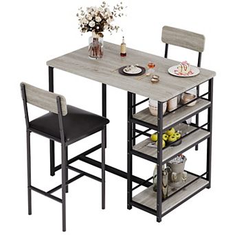Kitchen Table Set, Dining Table and Chairs for 2