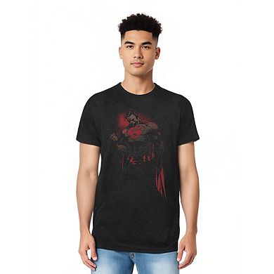 Superman Red Son Adult Heather T-shirt
