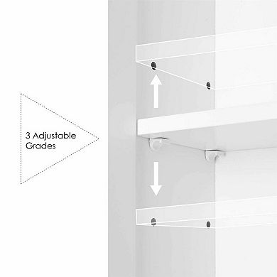 Modern 3-door Wall Mounted Medicine Cabinet Bathroom Mirror Cupboard