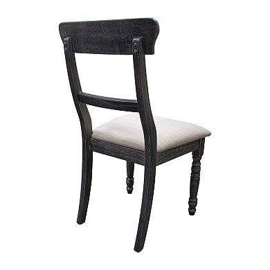 Best Master Selena Solid Wood Dining Side Chair (Set of 2)