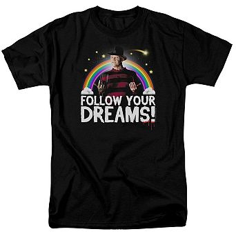 Nightmare On Elm Street Follow Your Dreams Short Sleeve Adult T-shirt