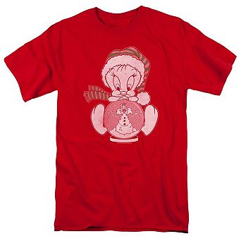 Looney Tunes Tweety Globe Short Sleeve Adult T-shirt