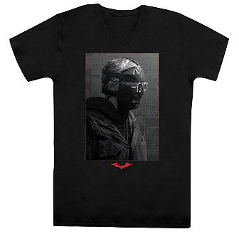 The Batman (2022) Riddler Worn Portrait Short Sleeve T-shirt