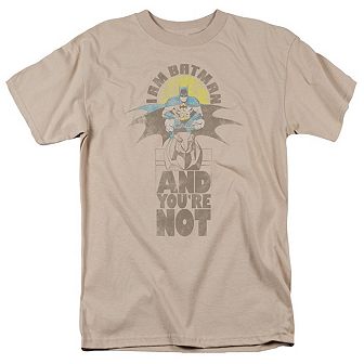 Dc Comics And Youre Not Short Sleeve Adult T-shirt