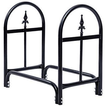 2 Ft. Small Indoor/outdoor Heavy Duty Steel Firewood Storage Holder