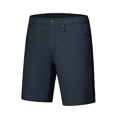 Flat Front Shorts For Men's Classic Fit Summer Business Dress Chino Short