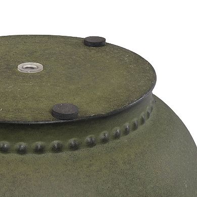 Sunnydaze Michael Metal Outdoor Planter - 14.5 in