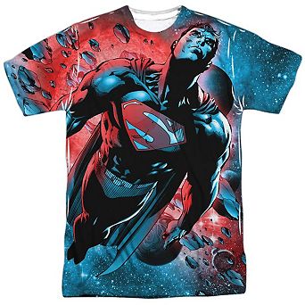 Superman Red Son Short Sleeve Adult Poly Crew T-shirt