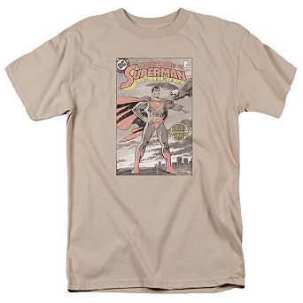 Superman Cover Short Sleeve Adult T-shirt