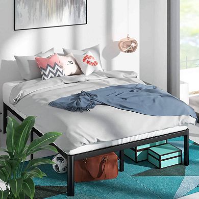 King Metal Platform Bed Frame With Rounded Legs 700 Lbs Weight Capacity