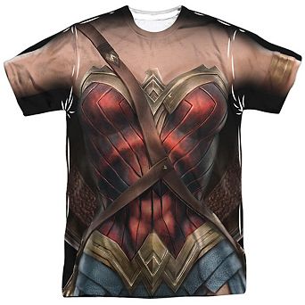 Wonder Woman Movie Wonder Uniform Short Sleeve Adult Poly Crew T-shirt