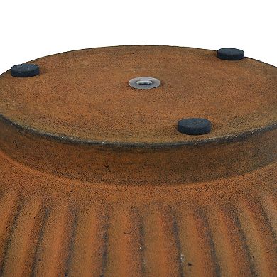 Sunnydaze Carlotta Metal Outdoor Planter - 14.75 in