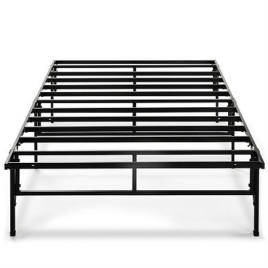 Twin Xl Sturdy Metal Platform Bed Frame In Black