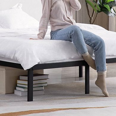 King 16-inch Heavy Duty Metal Bed Frame With 3,500 Lbs Weight Capacity