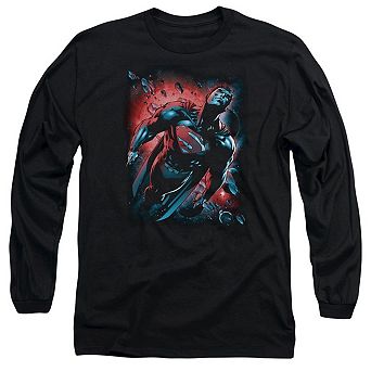 Superman Red Son Long Sleeve Adult T-shirt