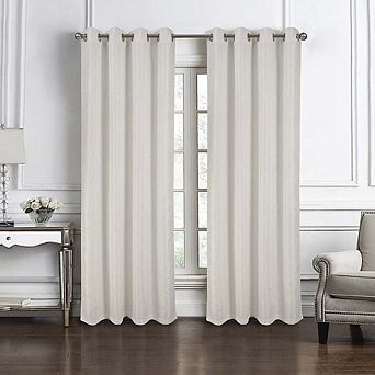 Brookfield Jacquard Premium Quality Light Filtering Grommet Curtain Panel