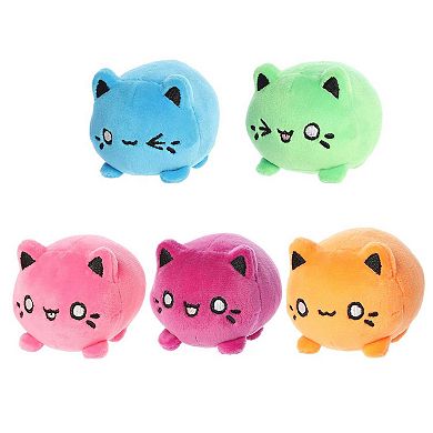 Aurora Mini Multicolor Tasty Peach 3.5" Meowchi Surprise Plush Bag - 1pc