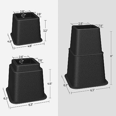 4-pack Furniture Risers