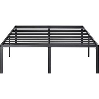 Queen 18-inch Metal Platform Bed Frame With Under-bed Storage Space