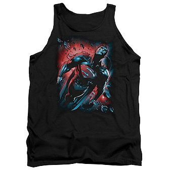 Superman Red Son Adult Tank Top