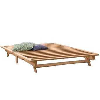 Farmhouse Queen Size Solid Wood Platform Bed