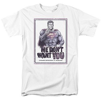 Superman Don´t Want You Short Sleeve Adult T-Shirt