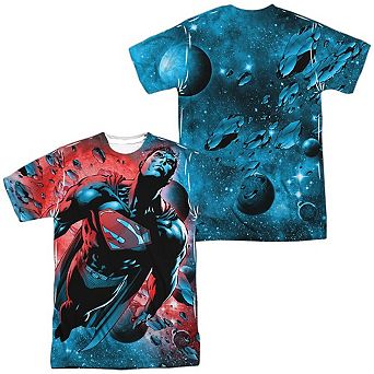 Superman Red Son Short Sleeve Adult Poly Crew T-shirt