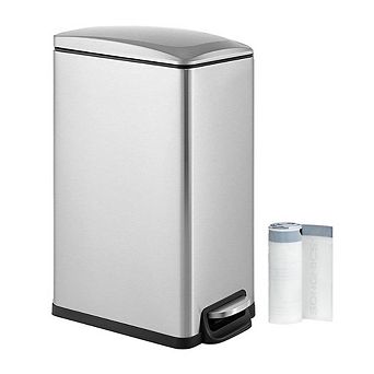 12.7 Gallon Garbage Can For Narrow Spaces With Soft-close Lid
