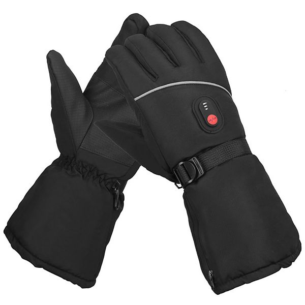 Black, Usb Heated Gloves Touchscreen, Windproof, Winter Warmer